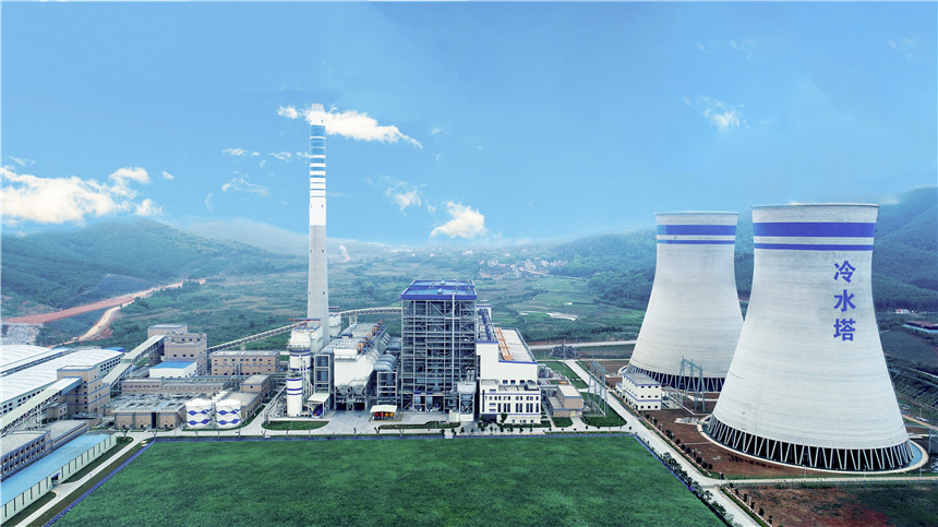 韶關(guān)電廠水塔主控樓全景.jpg